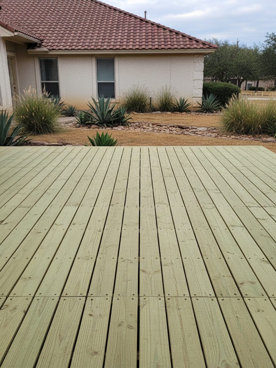 Deck Installation completed by Oasis Deck in El Paso, TX