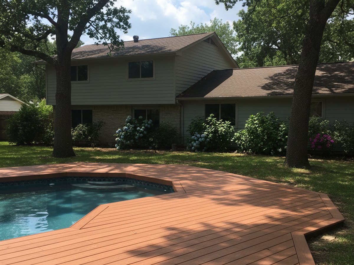 Deck Board Replacement completed by Oasis Deck in Anthony, TX